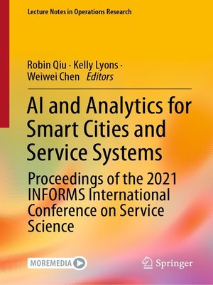 cover image of AI and Analytics for Smart Cities and Service Systems